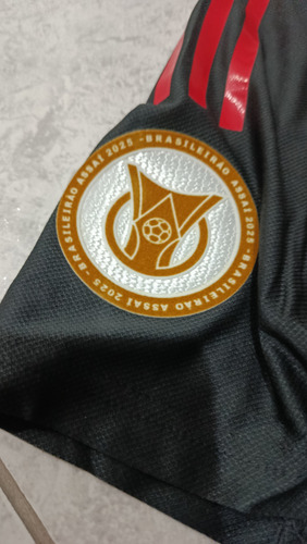 Camiseta Flamengo Titular 2025/26 Parche Brasileirao