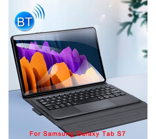 Funda C/teclado Bluetooth @ Galaxy Tab S7 T870 T875 T876b Du