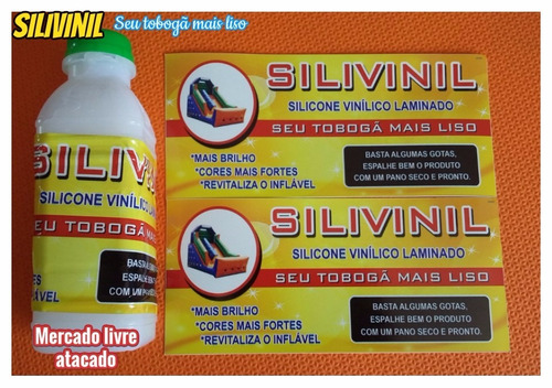 Silicone Silivinil,seu Tobogã + Liso Quadra De Sabão P/pvc