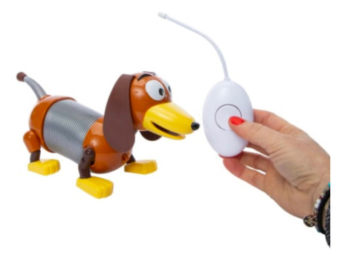 Slinky Figura Que Camina A Control Remoto Toy Story Color Marrón
