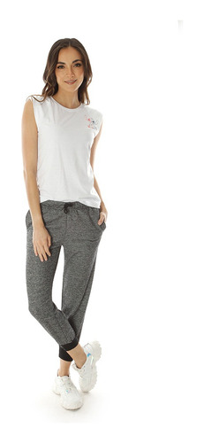 Jogger/ Pants Jareta Funcional Rib En Puños T- G/32 Marezzi