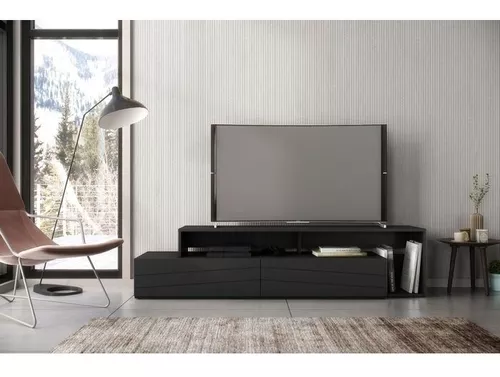 Mueble Tv Bajo Lcd Led Smart Tv Moderno Tecno Modulo 200cm