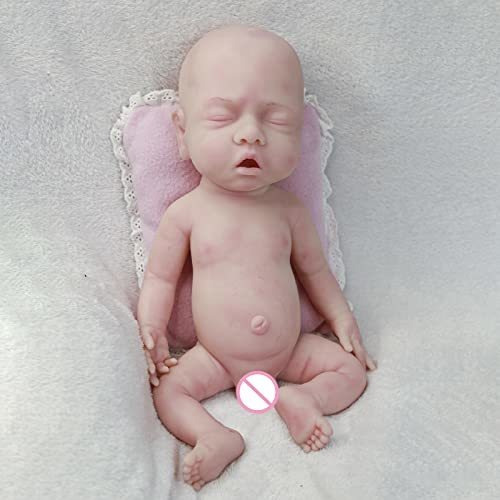 Aisite Reborn Baby Dolls 14.96 In Niño Con Los Ojos Cerrados