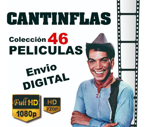 Imagen 1 de 1 de Colección Completa Peliculas De Cantinflas Digital Hd 1080p 