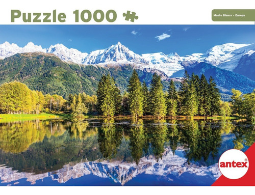Puzzle 1000p Monte Blanco Europa Rompecabeza Antex 3060 Full