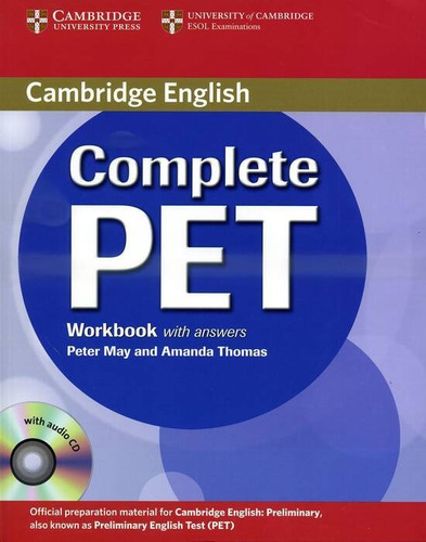 Complete Pet-  Workbook With Key & Audio Cd Kel Ediciones