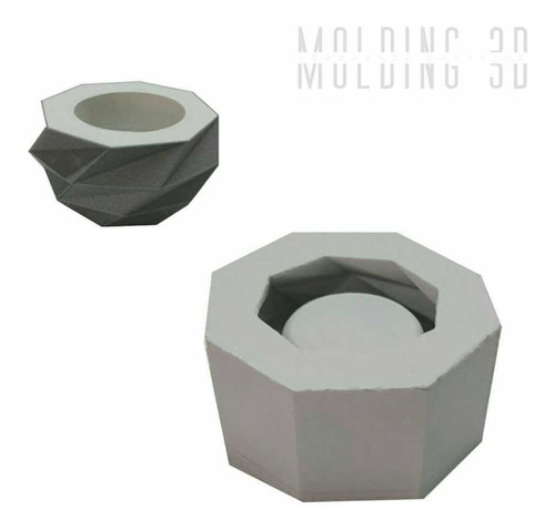 Molde Para Macetas De Concreto En Silicona