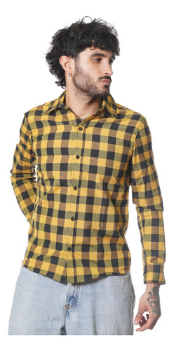 Camisa Escocesa - Cuadros - Hombre - Rojo Y Negro - Verano