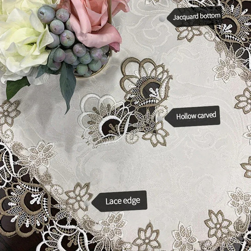 Mantel Ovalado, Moderno Mantel Para Mesa De Comedor