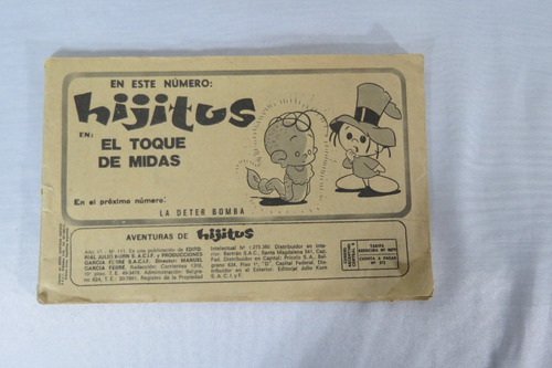 Aventuras De Hijitus -comic  Antigua Revista Argentina