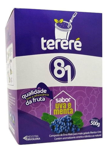 Terere 81 Menta E Uva 500g