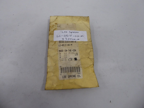 Lee Spring Lc-051f-02-m Compression Spring 0.420 X 0.625 Ccb