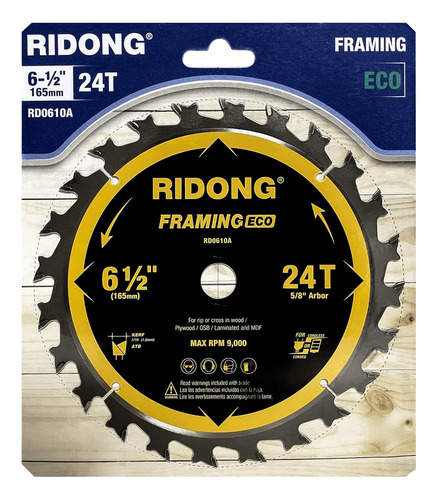 Circular Saw Blades Ridong No Aplica No Aplica Aa Aa