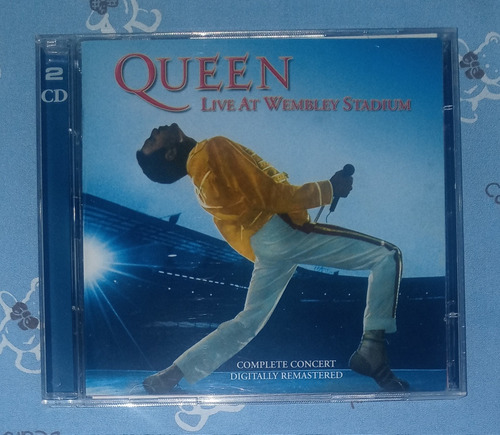 Queen 2 Cd Live At Wembley, Como Nuevo, Europeo (cd Stereo)