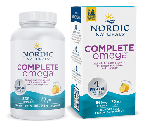 Complete Omega 565 Mg Omega 3 70mg Cla Epa Y Dha 120 Cap