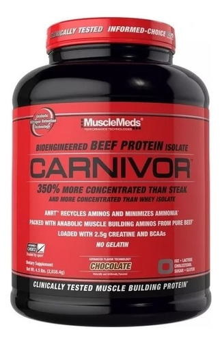 Carnivor Beef Protein C/4.5 Lb Musclemeds 