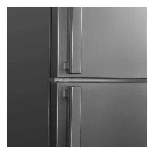 Refrigerador con freezer Winia Top Mount FRT-270 color silver con capacidad de 251L