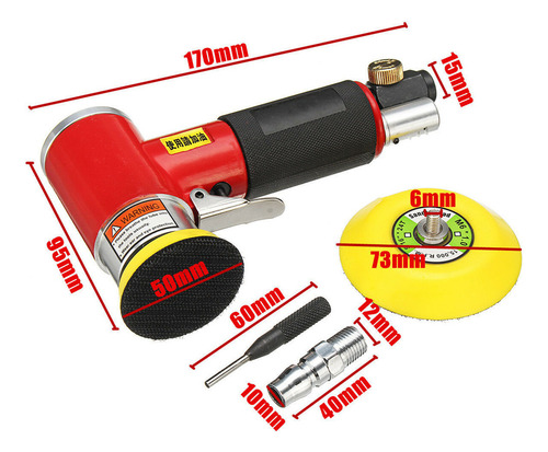 Pulidora Neumática U New Mini S Er 4003 Orbital S Er Kit