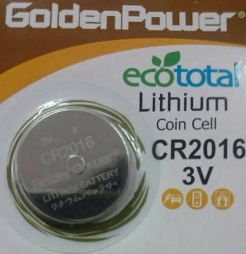 Cr 2016 3v Bateria Gp Cartela 5 Pc Lithium Controle Remoto