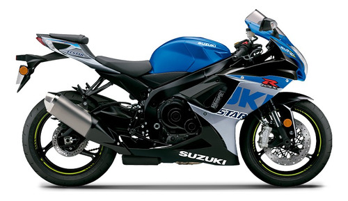 Forro Moto Broche + Ojillos Suzuki Gsx R600 Blue 2025