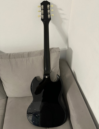Guitarra Eléctrica Epiphone Sg Standard Ebony Color Negra Diestro