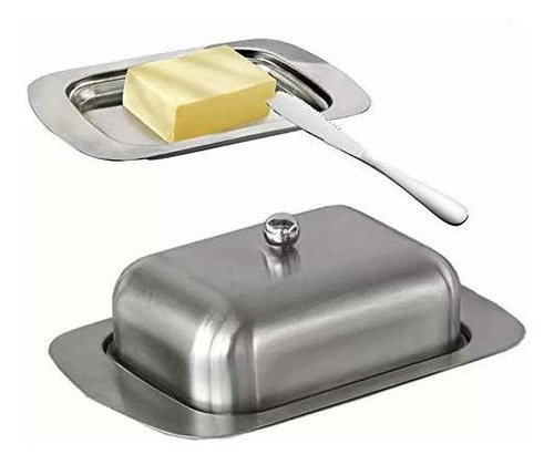 Butter Dish With Lid And Butter Spreader,butter Dish Size Pe