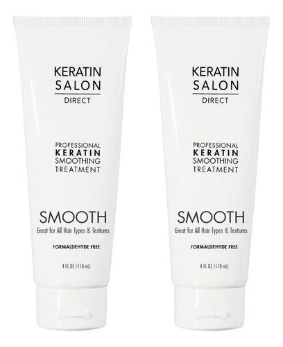 Keratin Salon Direct, 4 Onzas (paquete De 2) Control De Enc.