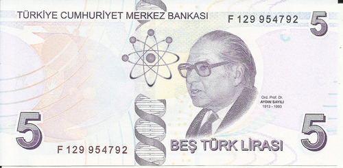 Turquía 5 Liras 2009