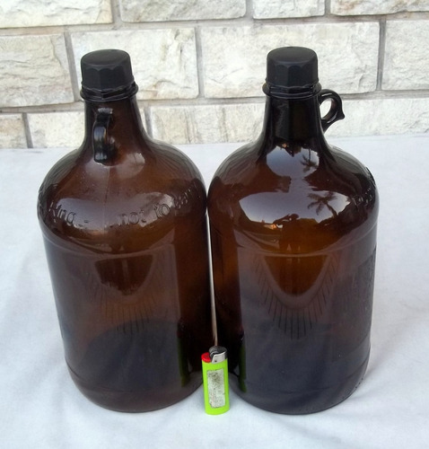 Botellon Para Cerveza Artesanal 4,5 Lts Anillo Y Tapa C/u