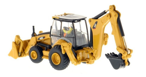 1:87 Caterpillar 450e Retroexcavadora Metal Diecast Master