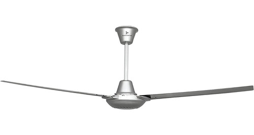 Ventilador de techo Masterfan Tifón satinado con 3 aspas de metal, 56" de diámetro 127 V