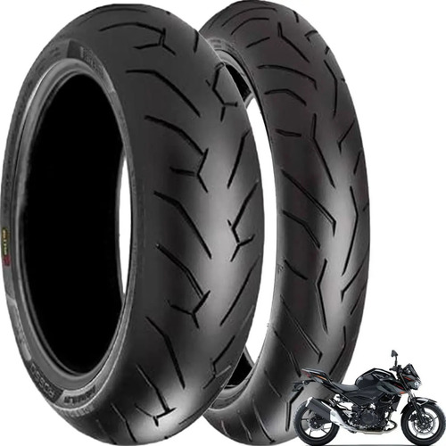 Par Pneus 140/70-17 E 110/70-17 Diablo Rosso 2 Fazer Twister