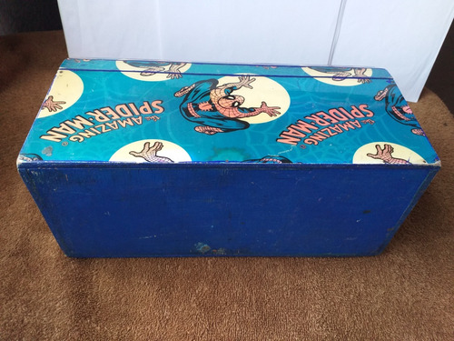 Lonchera De Colección- Spiderman - Lonchera De Madera (Usado)