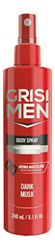 Grisi Men Body Spray Dark Musk 240 Ml