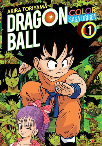 DRAGON BALL COLOR - SAGA ORIGEN 1, de Akira Toriyama. Serie Dragon Ball Color - Saga Origen, vol. 1. Editorial Ivrea, tapa blanda en español, 2020