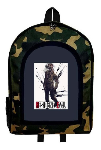 Mochila Camuflada Residen Evil Modelo 15