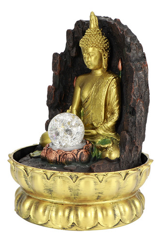 Fuente De Mesa De Resina Con Diseño De Buda