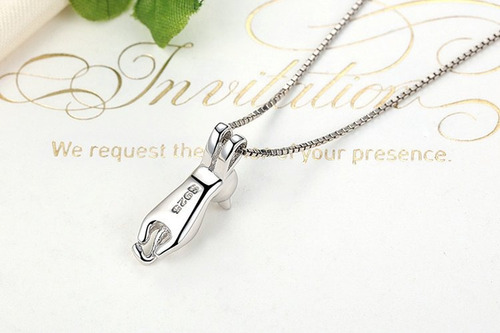 Collar Dije Gato Colgado Para Mujer En Plata 925