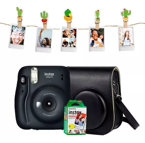 Kit Câmera Instax Mini 11 Branca + 20 Filmes + Bolsa + Álbum - Optisom