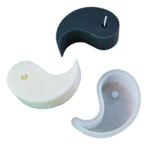 Comprar Molde De Silicona Molde Ying Yang Ideal Velas, Yeso, Resina