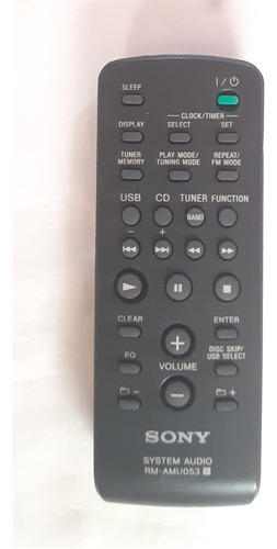 Control Remoto Sony Rm-amu053 Equipo De Sonido Original 