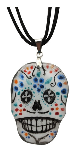 Collar Artístico Calavera Mexicana