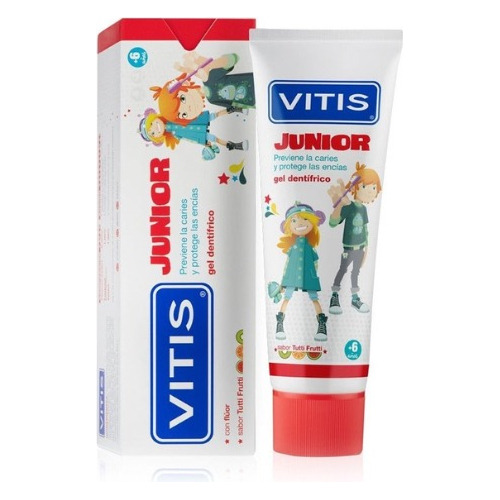 Crema Dental Vitis Junior Gel 75 Ml