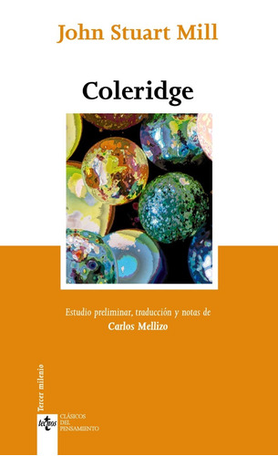 Coleridge, De John Stuart Mill. Editorial Tecnos (g), Tapa Blanda En Español