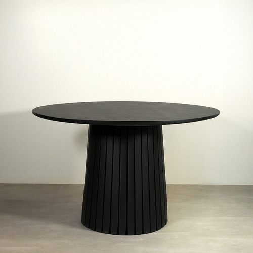 Mesa De Comedor Nara Redonda De Mdf/chapa De Madera 120cm