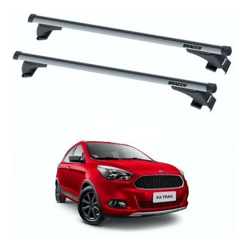 Barras Porta Equipajes Aluminio Ford Ka 18+ Kinetic 5p C/b