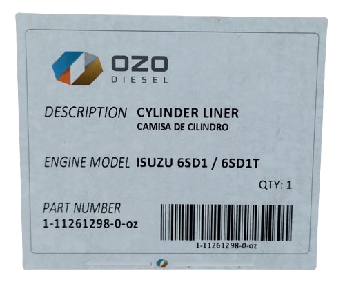 Camisa De Motor Isuzu 6sd1 6sd1t 120mm Marca Ozo Diesel