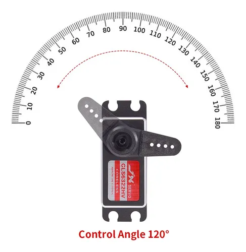 Carcasa Metálica De Alto Par Servo Jx Servo Cls6322hv De 21