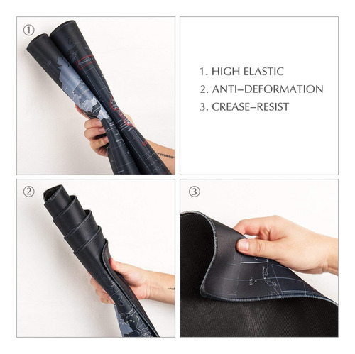 Yixinextended Gaming Mouse Pad, Base De Goma Sin Deslizamien