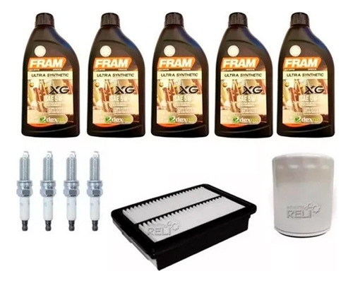 Kit Afinación Para Kia Forte 2.0 Aceite Sintetico 5w30